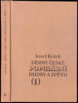Dějiny české populární hudby a zpěvu 19. a 20. století