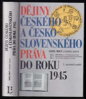 Dějiny českého a československého práva do roku 1945