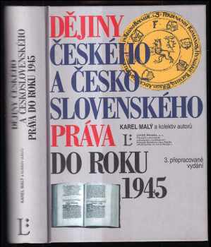 Dějiny českého a československého práva do roku 1945