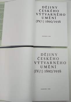 Petr Wittlich: Dějiny českého výtvarného umění IV/1 + IV/2 - KOMPLET