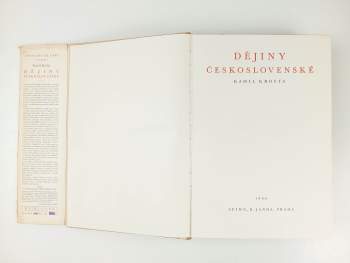 Kamil Krofta: Dějiny českolovenské