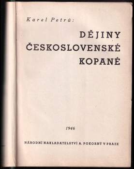 Karel Petrů: Dějiny československého sportu