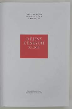 Jaroslav Pánek: Dějiny českých zemí