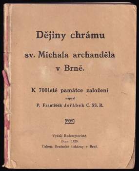 Dějiny chrámu sv. Michala archanděla v Brně