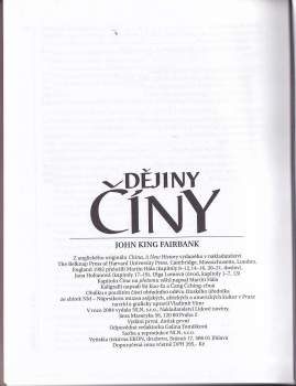 Martin Hála: Dějiny Číny