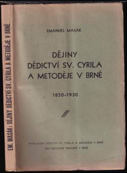 Dějiny dědictví sv. Cyrila a Metoděje v Brně