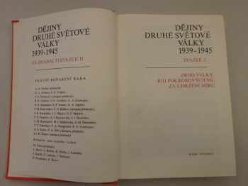 Eduard Čejka: Dějiny druhé světové války 1939-1945 ve dvanácti svazcích