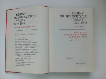 Eduard Čejka: Dějiny druhé světové války 1939-1945 ve dvanácti svazcích