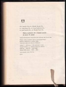 Jaroslav Folta: Dějiny exaktních věd v českých zemích