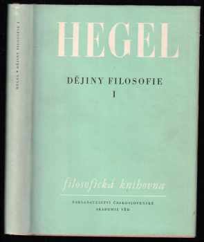 Dějiny filosofie I