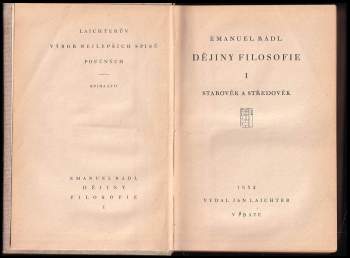 Emanuel Rádl: Dějiny filosofie