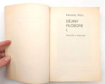 Emanuel Rádl: Dějiny filosofie