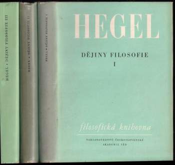 Dějiny filosofie I