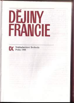 Dějiny: Dějiny Francie