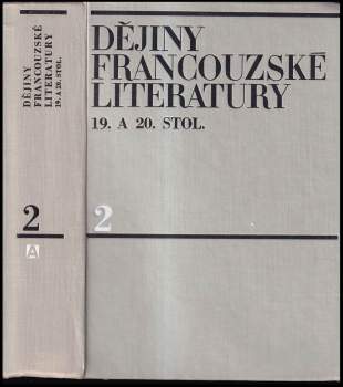 Jan Otokar Fischer: Dějiny francouzské literatury 19. a 20. stol