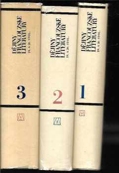 Dějiny francouzské literatury 19. a 20. stol