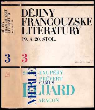 Jan Otokar Fischer: Dějiny francouzské literatury 19. a 20. stol