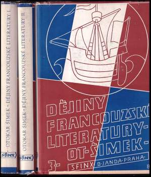 Dějiny francouzské literatury v obrysech, 1. - 3. díl
