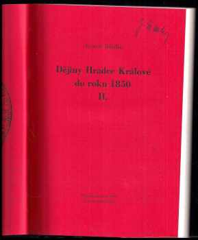 Jaromír Mikulka: Dějiny Hradce Králové II./1 PODPIS J. MIKULKA