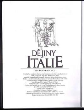 Giuliano Procacci: Dějiny Itálie