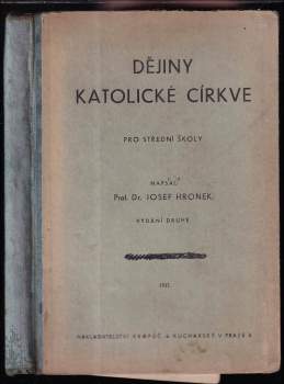 Dějiny katolické církve pro střední školy