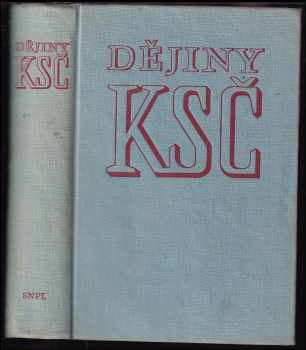 Dějiny Komunistické strany Československa