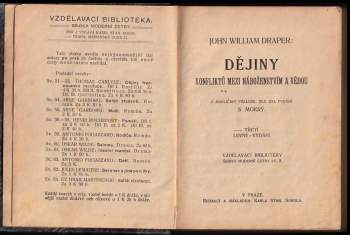 John William Draper: Dějiny konfliktů mezi náboženstvím a vědou