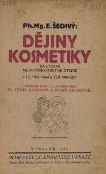 Emil Šedivý: Dějiny kosmetiky