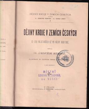 Zikmund Winter: Dějiny kroje v zemích českých