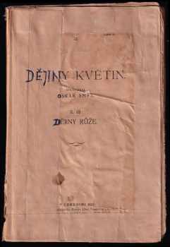 Dějiny květin