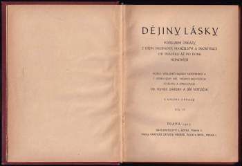 Hynek Záruba: Dějiny lásky