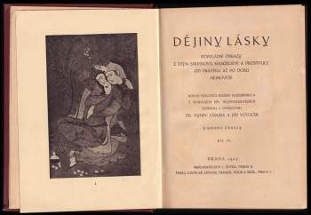 Hynek Záruba: Ilustrované dějiny lásky I.