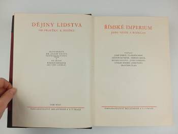 Antonín Matějček: Dějiny lidstva od pravěku k dnešku