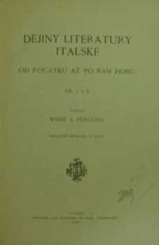 Berthold Wiese: Dějiny literatury italské
