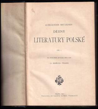 Aleksander Brückner: Dějiny literatury polské