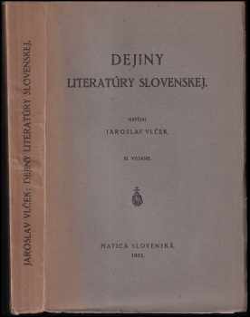Dejiny literatúry slovenskej