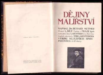 Richard Muther: Dějiny malířství