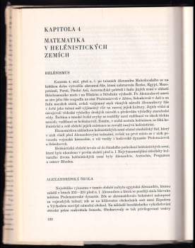 Arnošt Kolman: Dějiny matematiky ve starověku