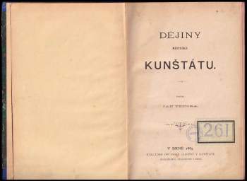 Jan Tenora: Dějiny městečka Kunštátu