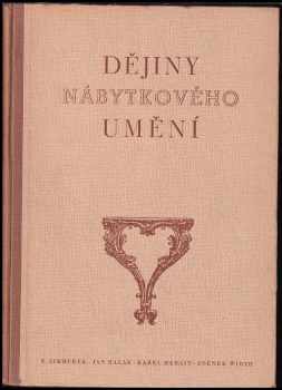 František Cimbůrek: Dějiny nábytkového umění