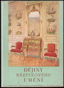 František Cimbůrek: Dějiny nábytkového umění - Sv. I - III - KOMPLET
