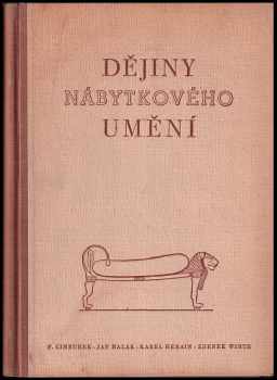 František Cimbůrek: Dějiny nábytkového umění - Sv. I - III - KOMPLET