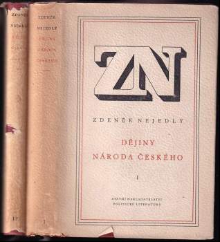 Dějiny národa českého I + II