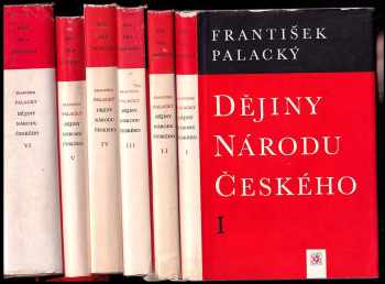 František Palacký: Dějiny národu českého