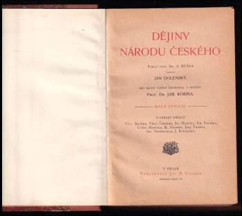 Jan Dolenský: Dějiny národu českého
