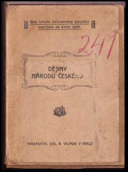 Jan Dolenský: Dějiny národu českého