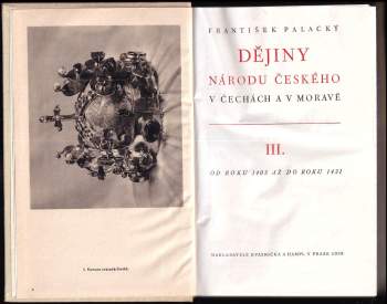 František Palacký: Dějiny národu českého v Čechách a v Moravě