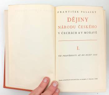 František Palacký: Dějiny národu českého v Čechách a v Moravě