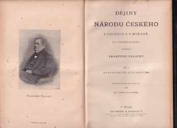 František Palacký: Dějiny národu českého v Čechách a v Moravě