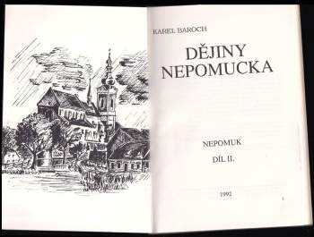 Karel Baroch: Dějiny Nepomucka